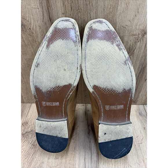 Stacy Adams Double Monk Strap Dress Shoes Mens 12 M Brown Leather Cap Toe 24943 - Picture 5 of 16